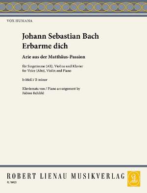 Bach, Johann Sebastian: Erbarme dich 3