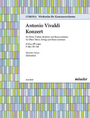 Vivaldi, Antonio: Concerto B-flat major 140 P 406 / RV 548