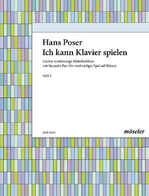 Poser, Hans: I can play piano