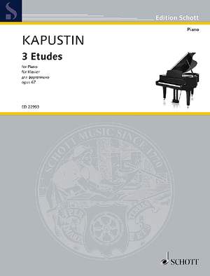 Kapustin, Nikolai: 3 Etudes op. 67