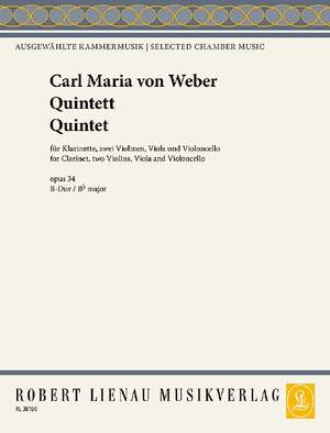 Weber, Carl Maria von: Quintet op. 34