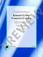 Wagenseil, Georg Christoph: Concerto G major W 307 Product Image