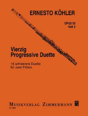 Koehler, Ernesto: Forty progressive duets op. 55