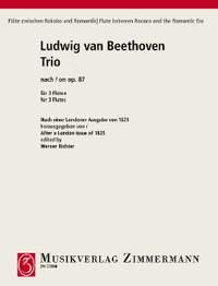 Beethoven, Ludwig van: Trio on op. 87