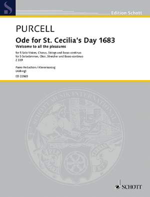 Purcell, Henry: Ode for St. Cecilia's Day 1683 Z 339