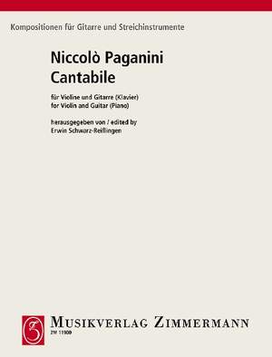 Paganini, Niccolò: Cantabile
