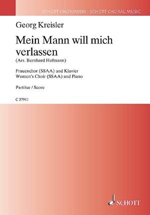 Kreisler, Georg: Mein Mann will mich verlassen