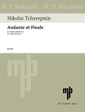 Tcherepnin, Nikolai: Andante et Finale