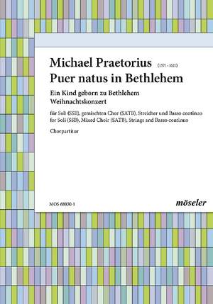 Praetorius, Michael: A child is born in Bethlehem