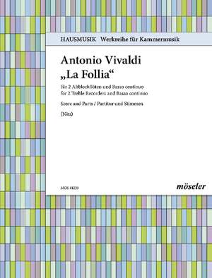 Vivaldi, Antonio: La Follia 238 op. 1/12