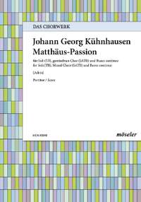 Kuehnhausen, Johann Georg: St Matthew Passion 50