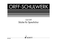 Orff, Carl: Pieces for Speaking Chorus