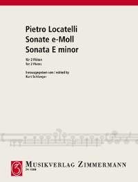 Locatelli, Pietro Antonio: Sonata E minor