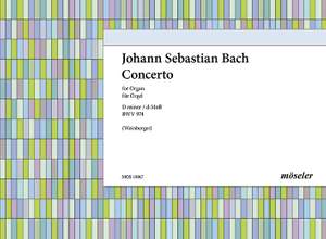 Bach, Johann Sebastian: Concerto d minor BWV 974
