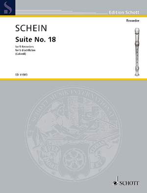 Schein, Johann Hermann: Suite No. 18