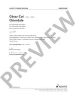 Cui, César: Orientale op. 50/9 Product Image