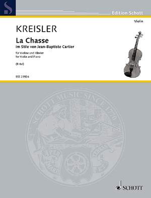 Kreisler, Fritz: La Chasse Nr. 16