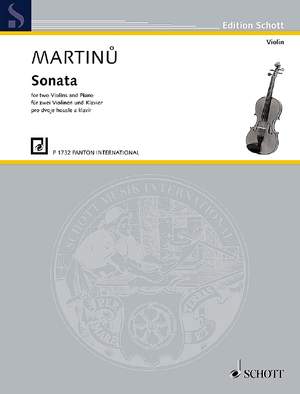 Martinů, Bohuslav: Sonata