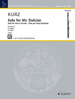 Kurz, Ivan: Solo for Mr. Dulcian