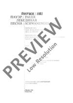 Pauer, Jiří: Schwanengesang Product Image