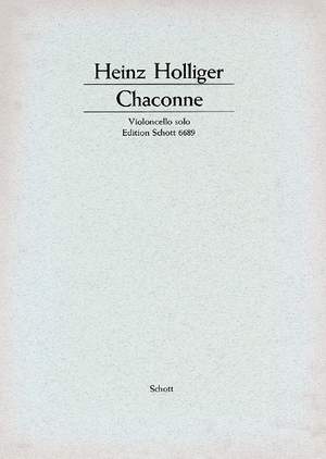 Holliger, Heinz: Chaconne