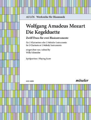 Mozart, Wolfgang Amadeus: The ninepins duets 1 KV 487