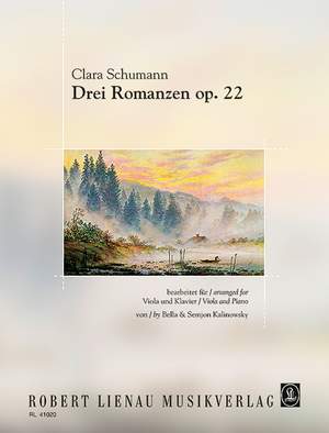 Schumann, Clara: Three Romances op. 22