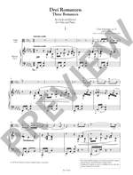 Schumann, Clara: Three Romances op. 22 Product Image