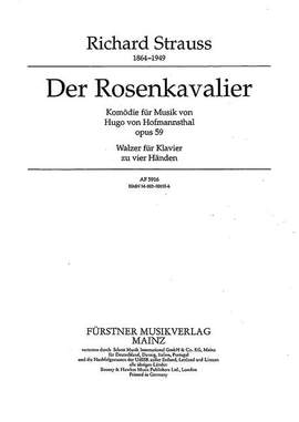 Strauss, Richard: Der Rosenkavalier op. 59