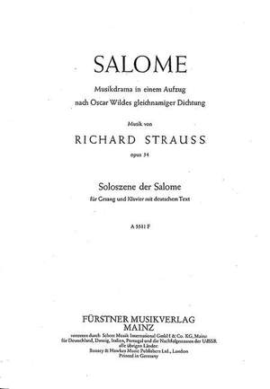 Strauss, Richard: Salome, op. 54