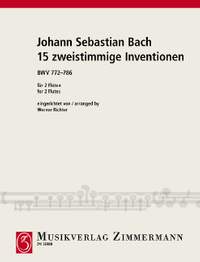 Bach, Johann Sebastian: 15 Two-Part Inventions BWV 772-786