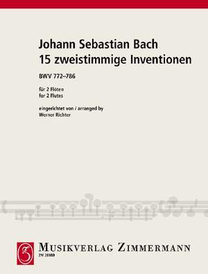 Bach, Johann Sebastian: 15 Two-Part Inventions BWV 772-786