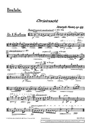 Haas, Joseph: Christnacht op. 85