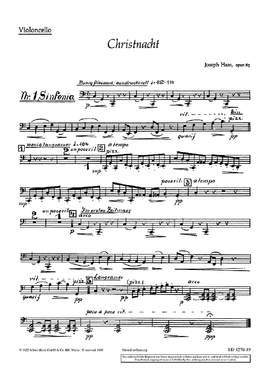 Haas, Joseph: Christnacht op. 85