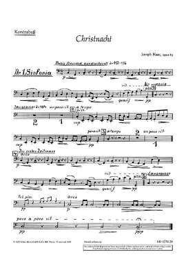Haas, Joseph: Christnacht op. 85