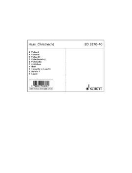 Haas, Joseph: Christnacht op. 85