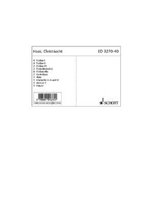 Haas, Joseph: Christnacht op. 85