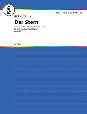 Strauss, Richard: Fünf kleine Lieder nach Gedichten von Achim von Arnim und Heinrich Heine op. 69/1