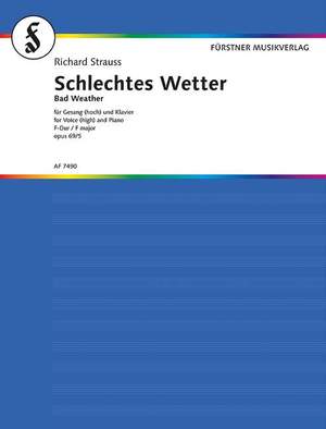 Strauss, Richard: Fünf kleine Lieder nach Gedichten von Achim von Arnim und Heinrich Heine op. 69/5