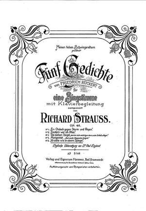 Strauss, Richard: Five Poems by Friedrich Rückert op. 46/5