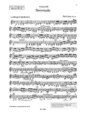 Juon, Paul: Serenade Band 12 op. 85