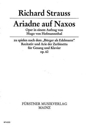 Strauss, Richard: Ariadne auf Naxos op. 60