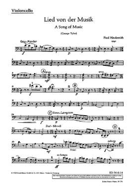 Hindemith, Paul: A Song of Music