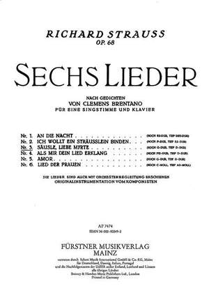 Strauss, Richard: Sechs Lieder nach Gedichten von Clemens Brentano op. 68/3