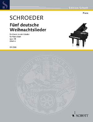 Schroeder, Hermann: Five German Christmas songs op. 18