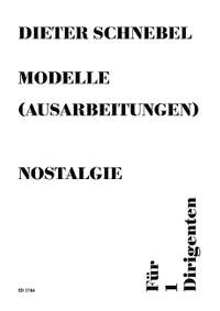 Schnebel, Dieter: nostalgie [auch: visible music II]