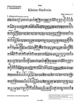 Juon, Paul: Kleine Sinfonie Band 8 op. 87