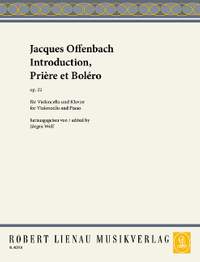 Offenbach, Jacques: Introduction, Prière et Boléro op. 22