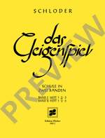 Schloder, Josef: Das Geigenspiel Product Image