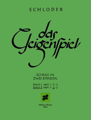 Schloder, Josef: Das Geigenspiel